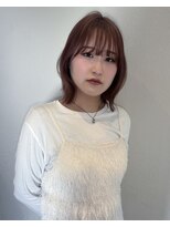 ポイントファイブバイソレイユ 藤沢店(.5 by SOLEIL)&nbsp;ピンクベージュ×くびれボブ