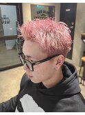 スパイキーショート　ペールピンク