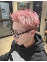 エイトメン 吉祥寺店(EIGHT MEN)&nbsp;スパイキーショート　ペールピンク