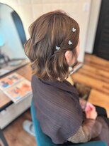 メゾンドミニョン(Maison de Mignon)&nbsp;捻りツイン風ショートアレンジ