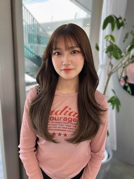 クム(kumu) 韓国へア/レイヤー/顔周り/ボブ/透明感カラー