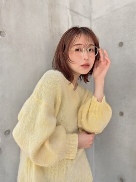 ヘアーアンドファッションシオミエイチ (hair&fashion shiomi H) ミディアムレイヤー