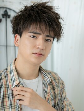 トニーアンドガイメン ホテル京阪仙台店(TONI&GUY MEN) 20代30代ナチュラルダークアッシュ束感メンズショートg仙台