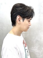 エリマバイフィフス 調布(elima by fifth) 調布センターパートフェザーパーマショートメンズパーマ刈り上げ