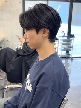 サイン メンズ 渋谷(SIGN men's) フェザーパーマ/ニュアンスパーマ/センターパート/カルマヘア