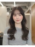 韓国風パーマ/コテ巻き風パーマ/韓国ヘア/レイヤーカット/パーマ