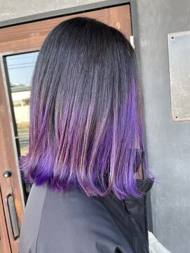 ナナ バイ ピケ(nana by pique) グラデカラーバイオレット