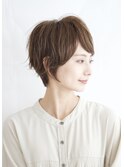 小顔ひし形シルエット*上品ショートボブ