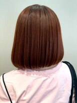 オレンジペコ(orange peco)&nbsp;丸みボブ ナチュラルブラウン 髪質改善 ストレート 透明感カラー