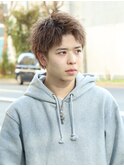 ニュアンスパーマ/波巻きツイストスパイラル[新宿/メンズ/men's]