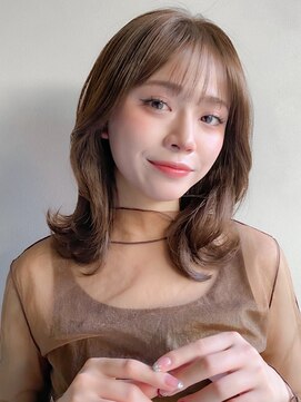 リヤン 表参道(lyann) 小顔カット薄めバング外ハネボブイメチェンクールショート