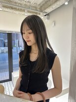 ニール 名古屋 伏見 丸の内(NEELU)&nbsp;【RIE】透明感オリーブグレージュ
