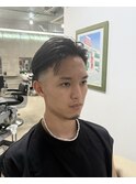 ナチュラルオールバック