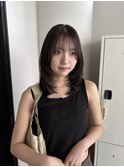 ウルフカットショートボブアンブレラカラーショートカット50代