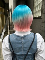 フェイス 石川町 (FACE)&nbsp;グラデーションピンク×ターコイズ