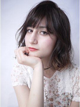 リパブリッシュ バイ ゴズウェルヘア(Republish by Goeswell Hair) 夏スタイル　鎖骨ミディ　セミウェットウェーブ