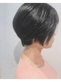 30代 40代 ショートボブ ショート 簡単 大人かわいい 暗髪 黒髪