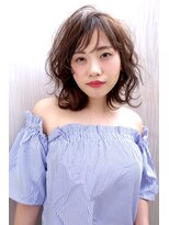 イソラブル(ISOLA-blu) 【似合わせカット】アッシュバイオレット×ミディ