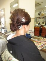 コアフィールフィス(COIFFURE fils) 花婿の母アップスタイル