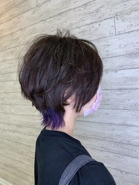 ウィル 京橋店(WiLL) 【WiLL 京橋店】栗野京弥 襟足パープルカラーウルフ