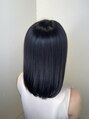 リーオオサカ(Lee Osaka)&nbsp;ブリーチせずに赤みなしブルーブラックはおすすめです♪