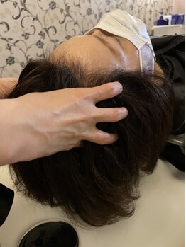 シスヘアー(CYS.Hair)の写真/頑張っている自分にほんの少しご褒美を♪絶妙な力加減で頭皮のコリを解消！極上のリラックスタイムを…♪