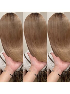 ジーナ 博多(Zina) 【Zina 博多】髪質改善*大人かわいい*まろみベージュ