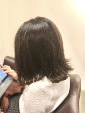 アンプリュス リアン(1+ Unplus lien) 透明感アッシュグレージュ外ハネロブ/亀戸