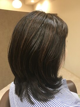 ヘアサロンアンドヘアメイクディー(hair salon hair make D) プレミアムケアカラー×ミディアムレイヤー×リラックス炭酸スパ