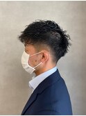 人気急増◎ツイストスパイラルパーマ刈り上げスタイル【新大阪】