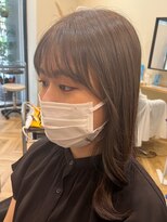 アルター(aL ter)&nbsp;顔まわりカット×グレージュカラー