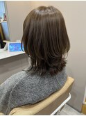 20代 30代 大人可愛いふんわりミディアムレイヤー