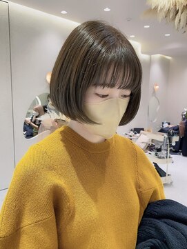 マイル 渋谷(mile) 美髪ヘア/大人かわいい/レイヤーボブ/インナーカラー/渋谷駅