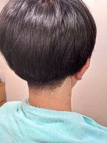 スマイル(Smile)&nbsp;ツーブロックバーバーマッシュ ショート ビジネスマン 学生 黒髪