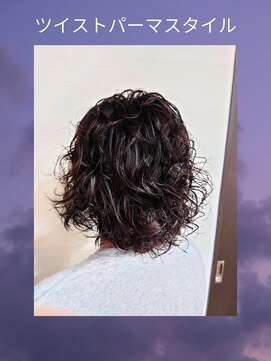 ラボーテイサミヘアーイースト(La.beaut'e ISAMI HAIR EAST) MEN’S HAIRハイライトマッシュパーマ〈理容室〉東浦和メンズ