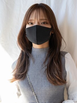 アフロート ギンザ(AFLOAT GINZA) 【白川】20代30代40代シースルーバングフレンチカジュアル23.526