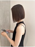 YOKE 切りっぱなしボブ前下がりボブタイトボブ髪質改善