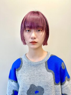 ノーム(norm) ボブ/ピンク/ハイトーン