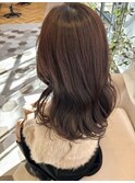 顔周りレイヤー メルティカラー フェミニンロング【20代/30代】