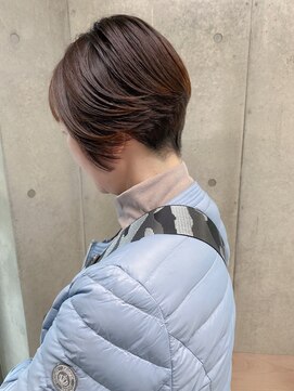 エウペ 渋谷(WEUPE) 斜めバング/グレージュカラー/デザインカラー/シルキーベージュ