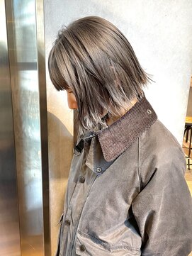 ディッセンバー 渋谷(December) 【December】冬モテカラー×ブリーチなし透明感グレージュ◎