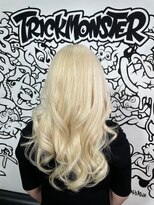 トリックストア(TRICK STORE) ブリーチのみで作るホワイトブロンドカラー