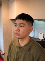 ビーバイエイトジェンツ(Bee by EIGHT GENTS)&nbsp;MEN'S HAIRウルフアッシュブラックカルマパーマベリーショート