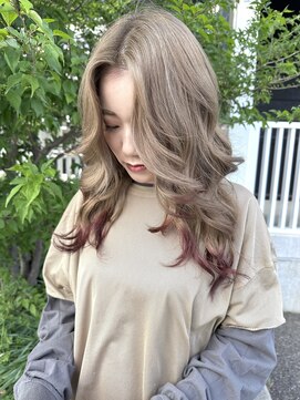 ダスティ穂高店 ハイトーンカラー_裾カラー_ブリーチカラー