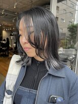 キャンバス 川崎(canvas.)&nbsp;ホワイトグレーインナーカラー/川崎/美髪カラー/髪質改善/艶髪