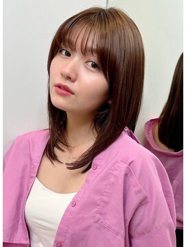 アロン(Allons Ginza) 大人気王道ミディアムレイヤーボブ