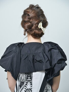 ロアー ヘアー リンク 葛西駅前店(RAWR hair link) 【RAWR】ハーフアップ褒められる♪編み込み二次会三つ編み