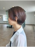 前髪長めショート/ショートカット/ショートヘア/20代/30代/40代