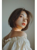 ラナ 新宿(lana)&nbsp;レイヤーボブ/顔まわり/レイヤーカット/【lana hair 新宿】