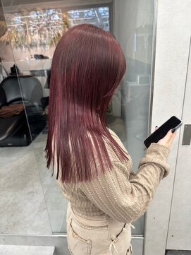 ロンド レア 天神大名店(Lond Le’a) 髪質改善グレージュカラー似合わせカットフェミニンロング